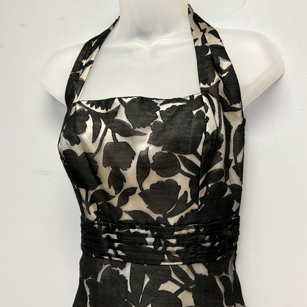 NWT Ann Taylor Halter Fit and Flare Midi Dress - Picture 2 of 10